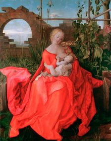 The Virgin and Child, The Madonna with the Iris 1500-1510. Artist: Albrecht Dürer