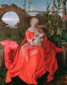 The Virgin and Child, The Madonna with the Iris 1500-1510. Artist: Albrecht Dürer