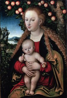 The Virgin and Child under an Apple Tree c1525