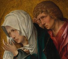 The Virgin and Saint John the Evangelist, c. 1520. Creators: Workshop of Jacob Cornelisz. van Oostsanen, Master of the Berlin Sketchbook