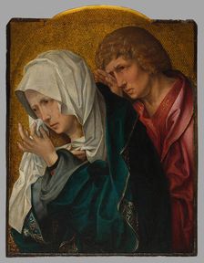 The Virgin and Saint John the Evangelist, c. 1520. Creators: Workshop of Jacob Cornelisz. van Oostsanen, Master of the Berlin Sketchbook