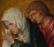 The Virgin and Saint John the Evangelist, c. 1520. Creators: Workshop of Jacob Cornelisz. van Oostsanen, Master of the Berlin Sketchbook