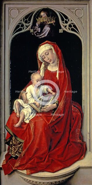 The Virgin and the Child', also known as 'Madonna in red' and 'Madonna Duran', by Roger van der W…
