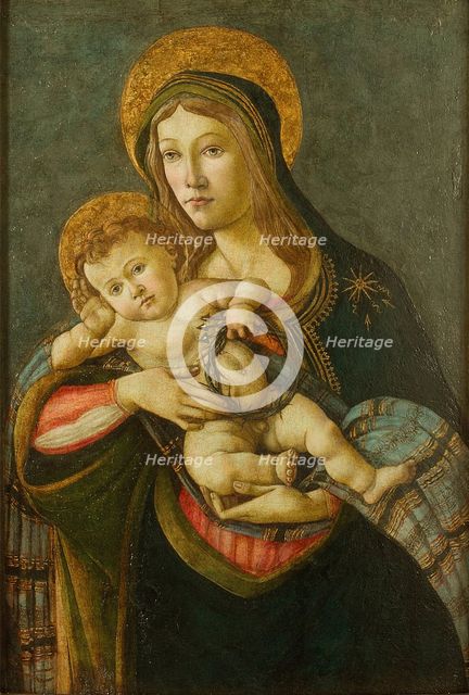 The Virgin and the Child with the Crown of Thorns and Three Nails, 1477. Creator: Botticelli, Sandro (1445-1510).
