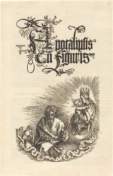 The Virgin Appearing to Saint John, 1510/1511. Creator: Albrecht Durer