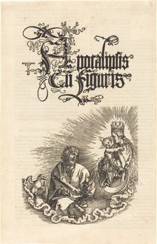 The Virgin Appearing to Saint John, 1510/1511. Creator: Albrecht Durer