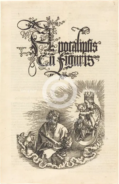 The Virgin Appearing to Saint John, 1510/1511. Creator: Albrecht Durer.
