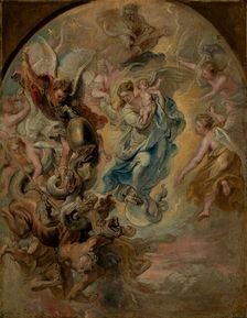 The Virgin as the Woman of the Apocalypse, about 1623-1624. Creator: Peter Paul Rubens