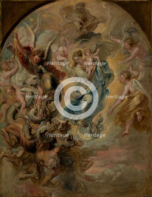 The Virgin as the Woman of the Apocalypse, about 1623-1624. Creator: Peter Paul Rubens.