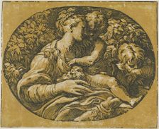 The Virgin, Christ Child, and Saint John, 1540/50. Creator: Antonio da Trento