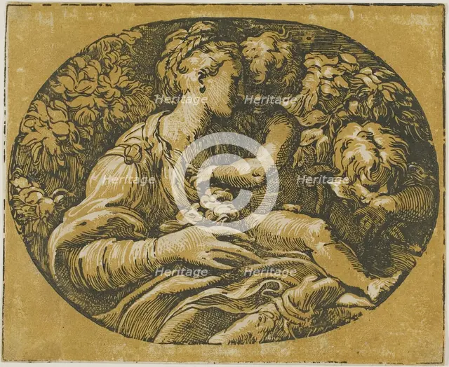 The Virgin, Christ Child, and Saint John, 1540/50. Creator: Antonio da Trento.
