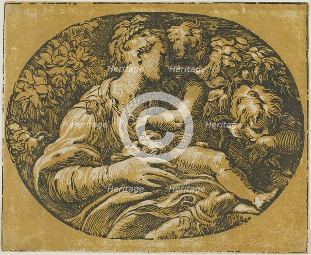 The Virgin, Christ Child, and Saint John, 1540/50. Creator: Antonio da Trento.