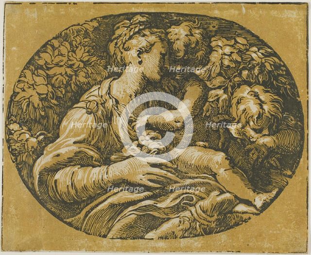 The Virgin, Christ Child, and Saint John, 1540/50. Creator: Antonio da Trento.