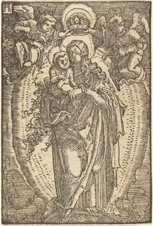 The Virgin Crowned by Angels, c. 1513. Creator: Albrecht Altdorfer