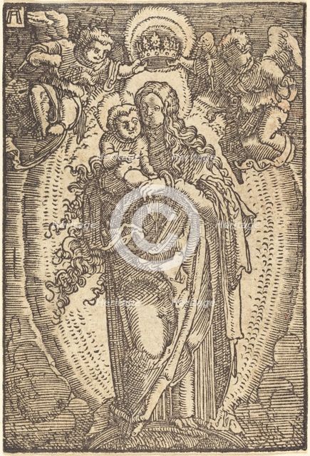 The Virgin Crowned by Angels, c. 1513. Creator: Albrecht Altdorfer.