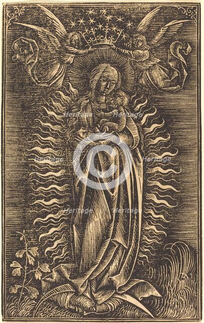 The Virgin Crowned by Two Angels, c. 1500. Creator: Unknown.