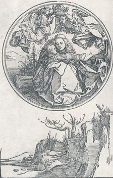 The Virgin crowned by two Angels c1515 (1906). Artist: Albrecht Durer