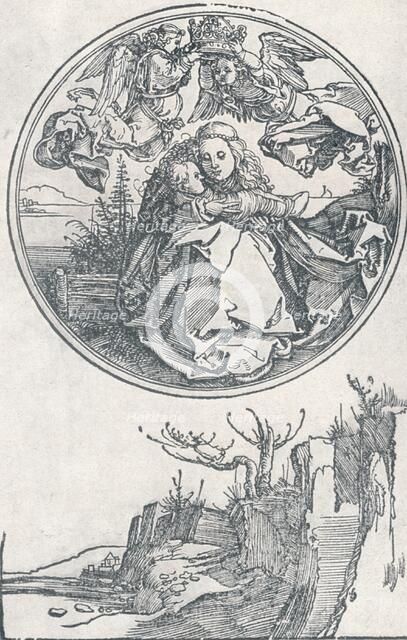 'The Virgin crowned by two Angels', c1515 (1906).  Artist: Albrecht Durer.