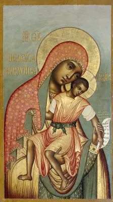 The Virgin Eleousa of Kykkos, 1668. Creator: Ushakov, Simon (Pimen) Fyodorovich (1626-1686)