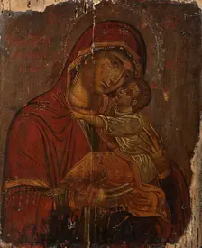 The Virgin Glykophilousa "The hope of the Despaired", End of 16th century. Creator: Unknown