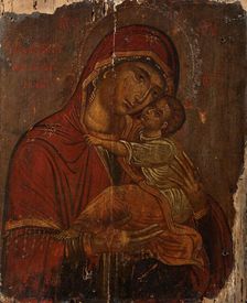 The Virgin Glykophilousa "The hope of the Despaired", End of 16th century. Creator: Unknown