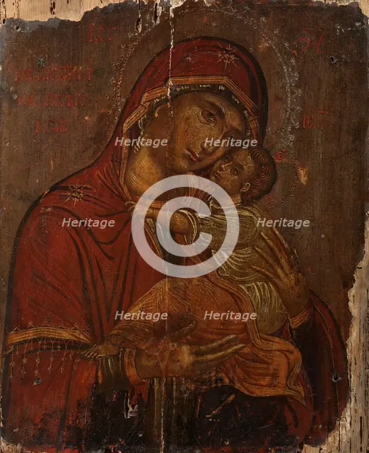 The Virgin Glykophilousa "The hope of the Despaired", End of 16th century. Creator: Unknown.