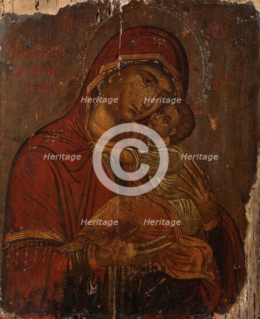 The Virgin Glykophilousa "The hope of the Despaired", End of 16th century. Creator: Unknown.