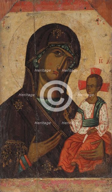 The Virgin Hodegetria of Volyn, First Half of 14th century. Creator: Byzantine Master.