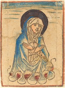 The Virgin in the Clouds, c. 1470/1480. Creator: Unknown