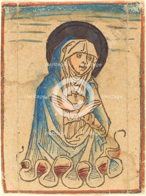 The Virgin in the Clouds, c. 1470/1480. Creator: Unknown.
