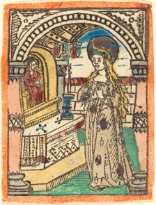 The Virgin in a Robe Embroidered with Ears of Corn, c. 1470/1480. Creator: Unknown
