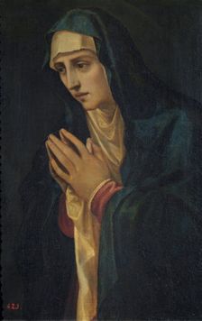 The Virgin in Contemplation, 16th century. Creator: Titian's School