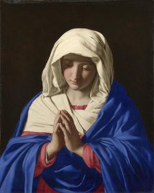 The Virgin in Prayer, 1640s. Creator: Sassoferrato (1609-1685)