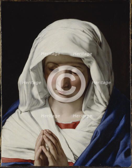 The Virgin in Prayer, 1640s. Creator: Sassoferrato (1609-1685).