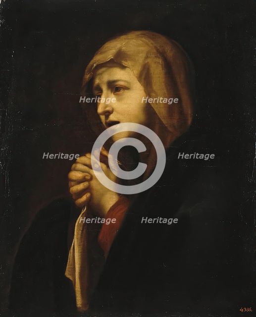 The Virgin Mary Mourning, 1650. Creator: Jusepe de Ribera.