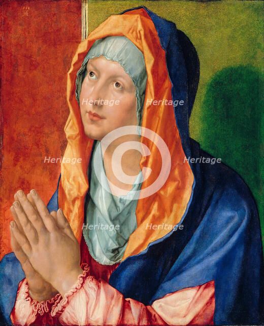 The Virgin Mary in Prayer, 1518. Creator: Dürer, Albrecht (1471-1528).