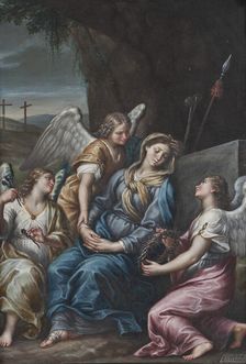 The Virgin Mourning at the Tomb, 1764. Creator: Lorenzo Gramiccia