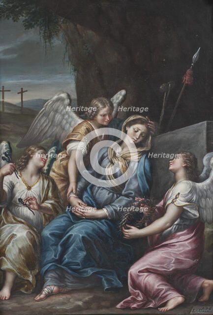 The Virgin Mourning at the Tomb, 1764. Creator: Lorenzo Gramiccia.