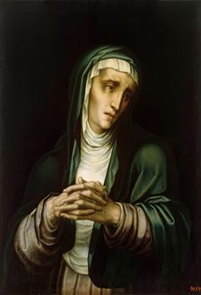 The Virgin Mourning (Mater Dolorosa), 1570. Creator: Luis de Morales