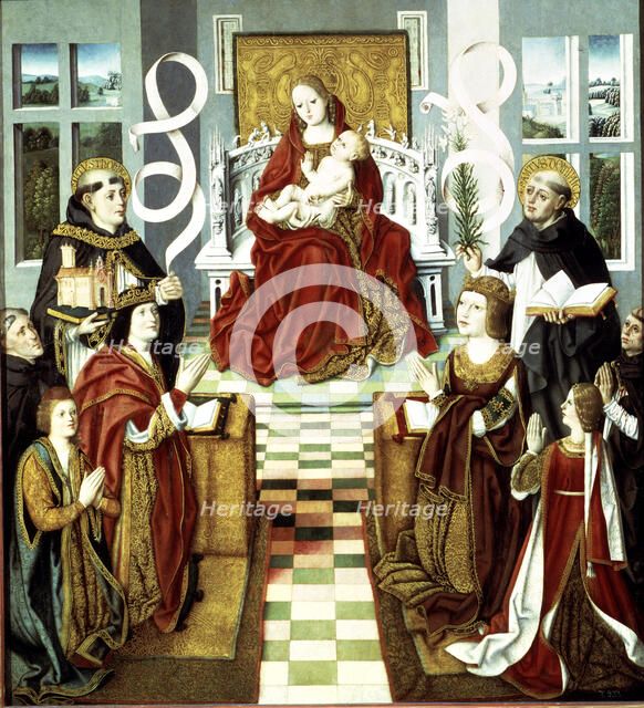 The Virgin of the Catholic Kings', oil on panel, 1490.