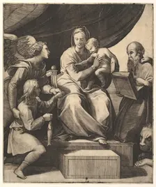 The Virgin of the Fish, ca. 1515-27. Creator: Unknown