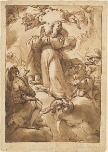 The Virgin of the Immaculate Conception, 1768/1778. Creator: Ubaldo Gandolfi