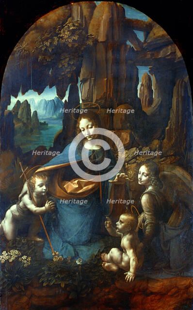 'The Virgin of the Rocks', 1491-1519. Artist: Leonardo da Vinci