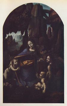 The Virgin of the Rocks c1508, (c1950). Creator: Leonardo da Vinci