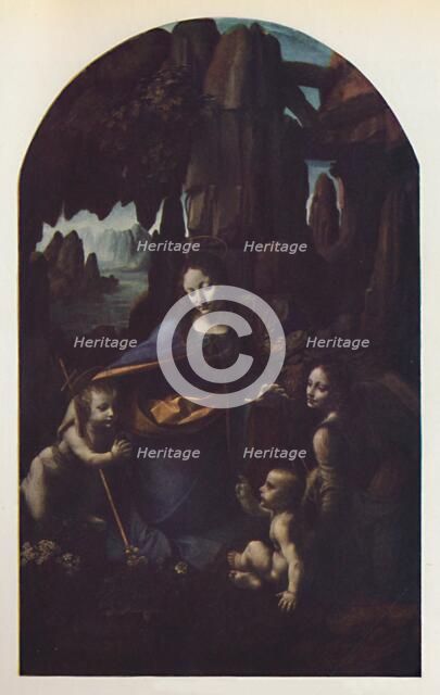 'The Virgin of the Rocks', c1508, (c1950). Creator: Leonardo da Vinci.