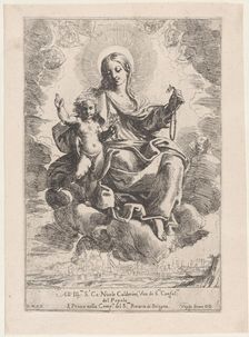 The Virgin of the Rosary, 1645-84. Creator: Domenico Maria Canuti