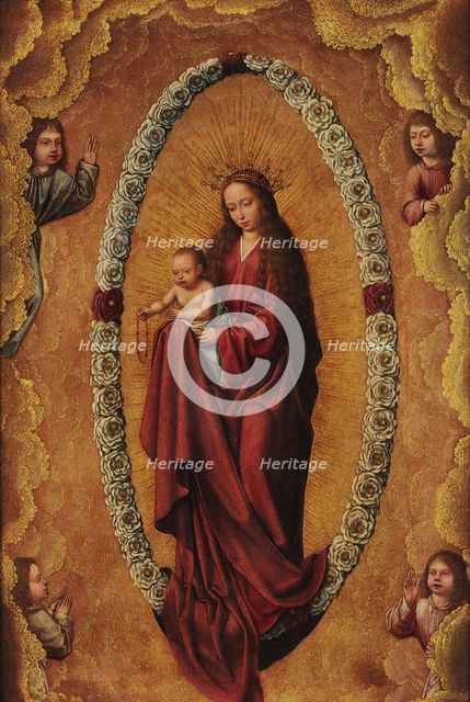 The Virgin of the Rosary. Creator: Massys, Quentin  .