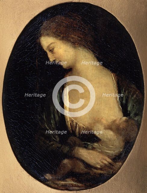 'The Virgin of Verneuil', 1850-1860.  Artist: Jean-Baptiste-Camille Corot    