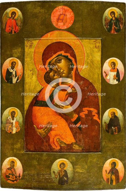 The Virgin of Vladimir with Selected Saints.