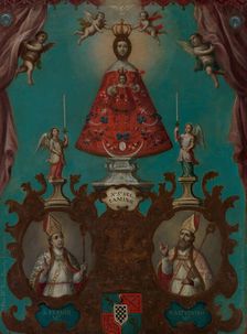 The Virgin of El Camino with St. Fermín and St. Saturnino, 1773. Creator: Nicolás Enríquez